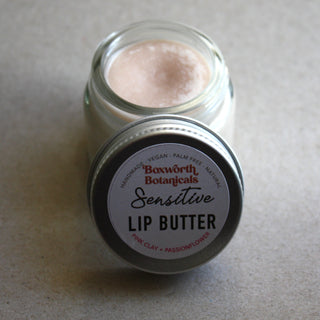 Sensitive Pink Clay and Passionflower Lip Butter